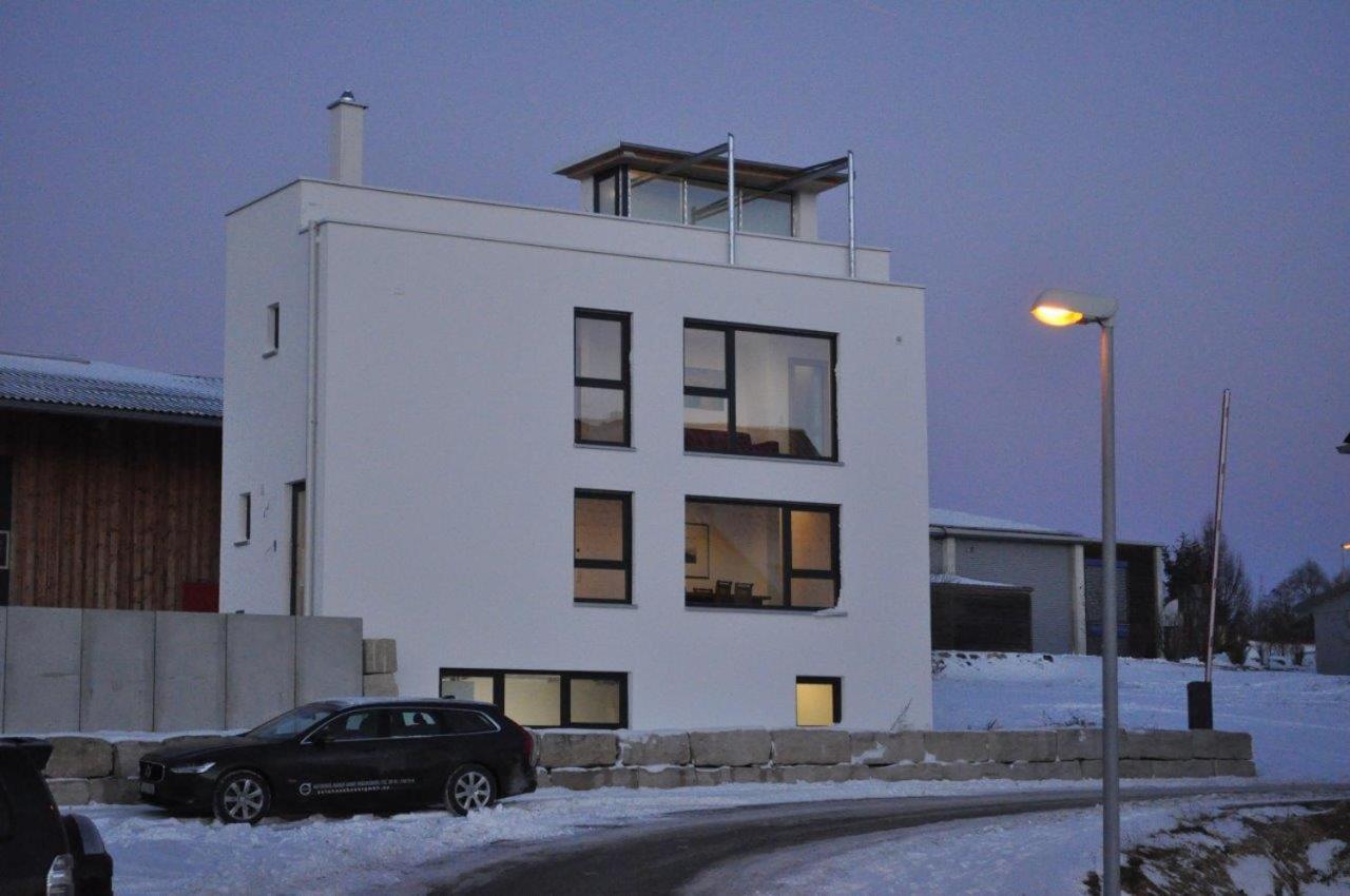 Designerhaus Mit Dachterrasse Villa Nittendorf Eksteriør bilde