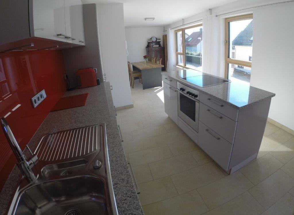 Designerhaus Mit Dachterrasse Villa Nittendorf Eksteriør bilde